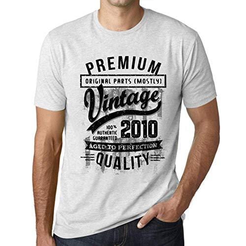 Ultrabasic - Homme T-Shirt Graphique 2010 Aged to Perfection Tee Shirt Cadeau d'anniversaire