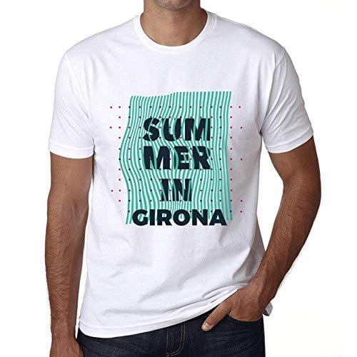 Ultrabasic - Homme Graphique Summer in GIRONA Blanc