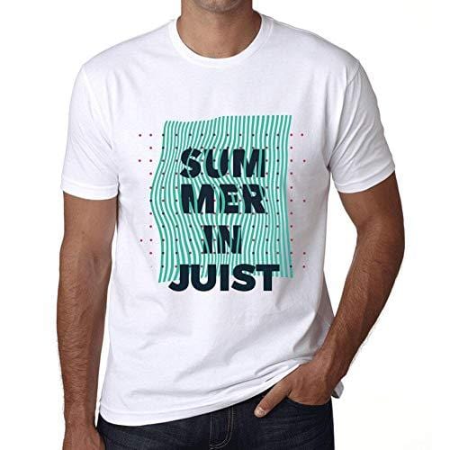 Ultrabasic - Homme Graphique Summer in JUIST Blanc