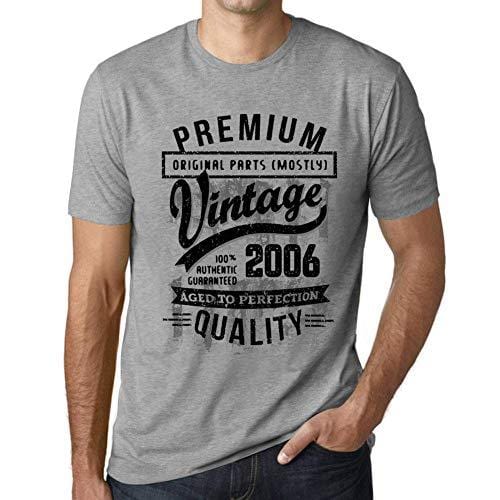 Ultrabasic - Homme T-Shirt Graphique 2006 Aged to Perfection Tee Shirt Cadeau d'anniversaire