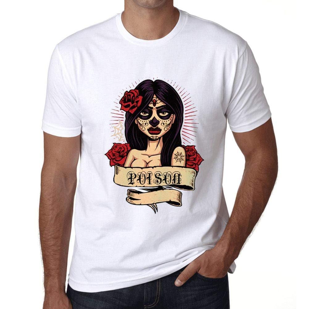 Ultrabasic - Homme T-Shirt Graphique Women Flower Tattoo Poison