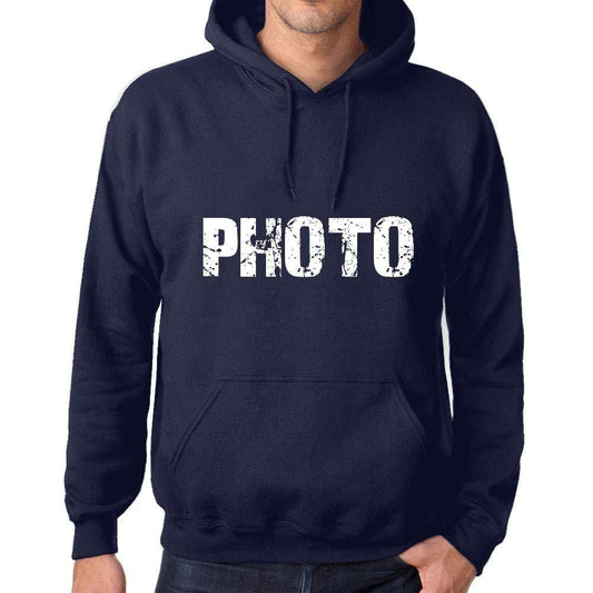 Ultrabasic Homme Femme Unisex Sweat à Capuche Hoodie Popular Words Photo French Marine