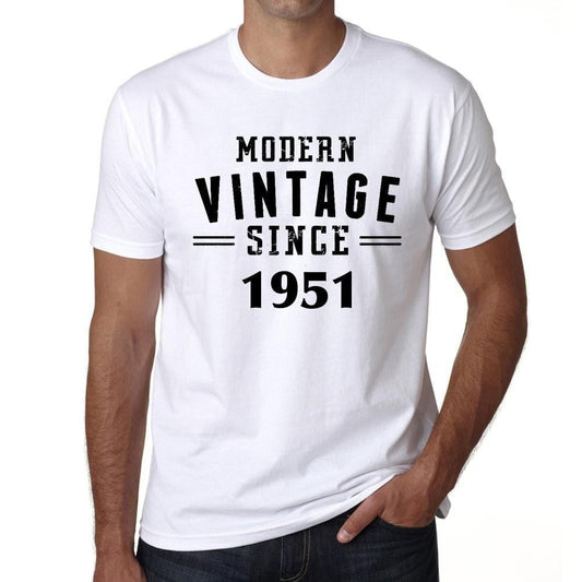 Homme Tee Vintage T-Shirt 1951, Vintage Moderne