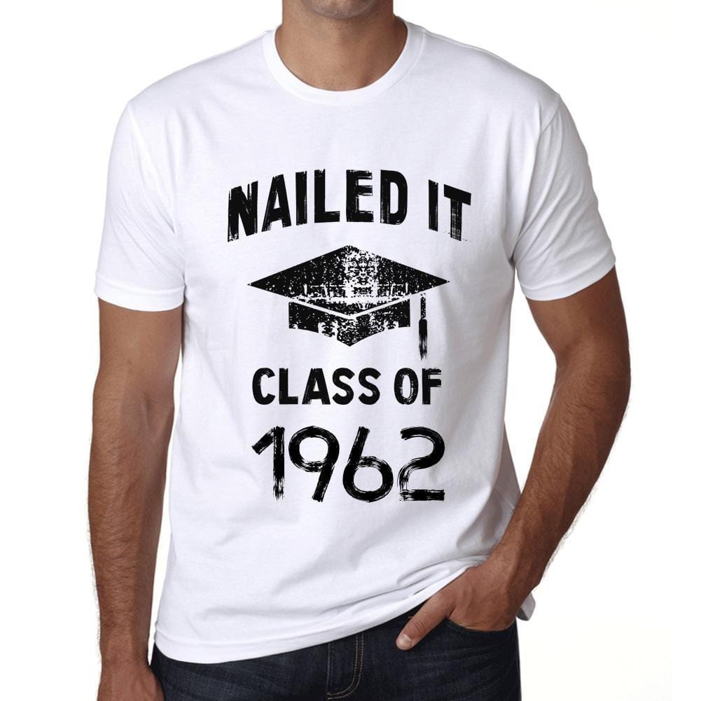 Homme T Shirt Graphique Imprimé Vintage Tee Nailed it Class of 1962