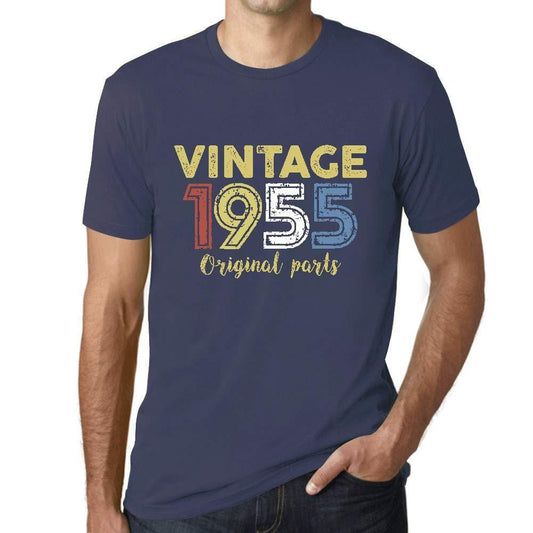 Ultrabasic - Homme Graphique Vintage 1955 T-Shirt Denim