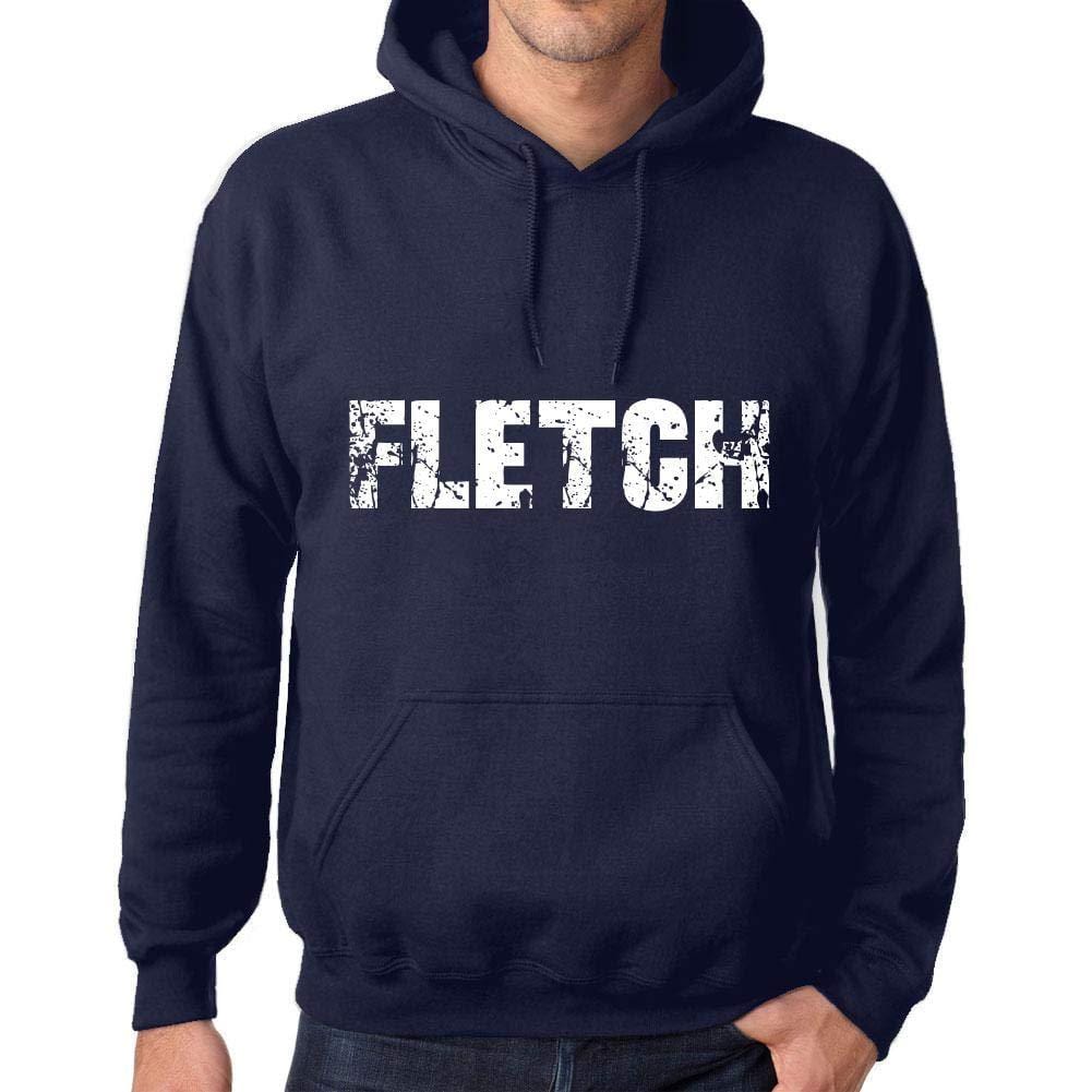 Ultrabasic Homme Femme Unisex Sweat à Capuche Hoodie Popular Words Fletch French Marine