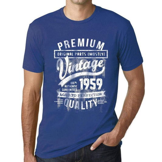 Ultrabasic - Homme T-Shirt Graphique 1959 Aged to Perfection Tee Shirt Cadeau d'anniversaire