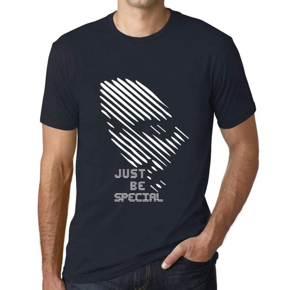 Ultrabasic - Homme T-Shirt Graphique Just be Special Marine