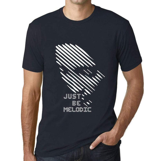 Ultrabasic - Homme T-Shirt Graphique Just be Melodic Marine