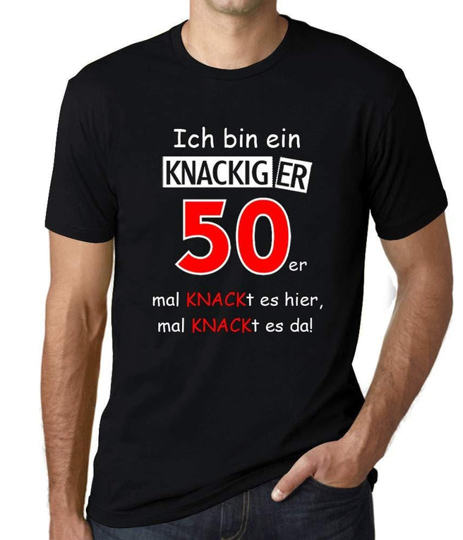 Ultrabasic Homme T Shirt Graphique Ich Bin EIN Knackiger 50er