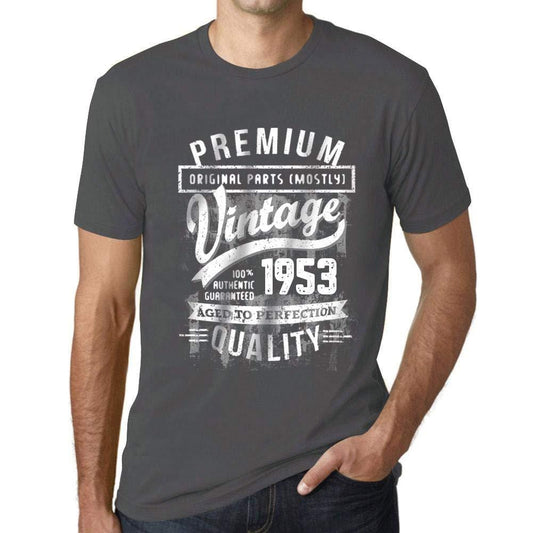 Ultrabasic - Homme T-Shirt Graphique 1953 Aged to Perfection Tee Shirt Cadeau d'anniversaire