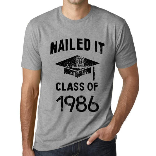 Homme T Shirt Graphique Imprimé Vintage Tee Nailed it Class of 1986