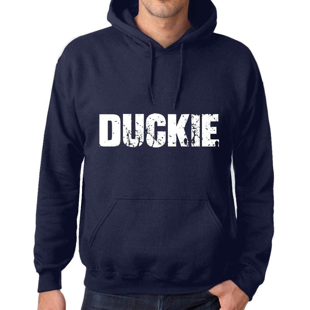 Ultrabasic Homme Femme Unisex Sweat à Capuche Hoodie Popular Words Duckie French Marine