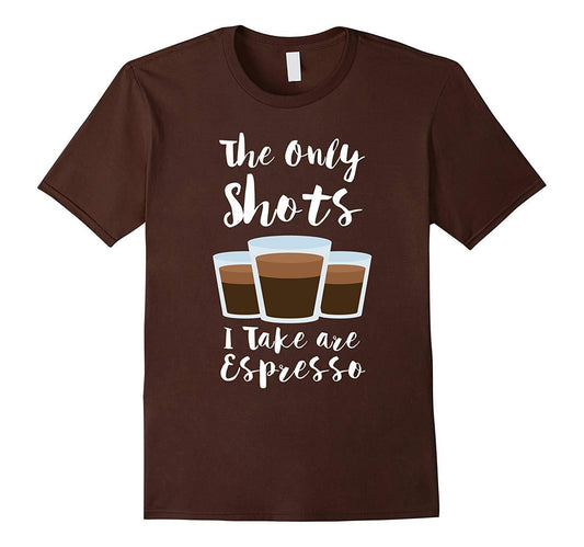 T-Shirt graphique les seuls clichés que je prends sont un Tee-shirt à café drôle expresso 