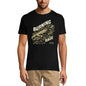 T-shirt graphique ULTRABASIC pour hommes Burning Rage - Chemise de dinosaure T-Rex pour hommes