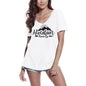 T-Shirt ULTRABASIC pour femmes, Adventure Awaits-Citation Tee Shirt Tops