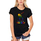 T-Shirt Bio Femme ULTRABASIC Osez Être Vous-Même - Squelette Dabbing LGBT