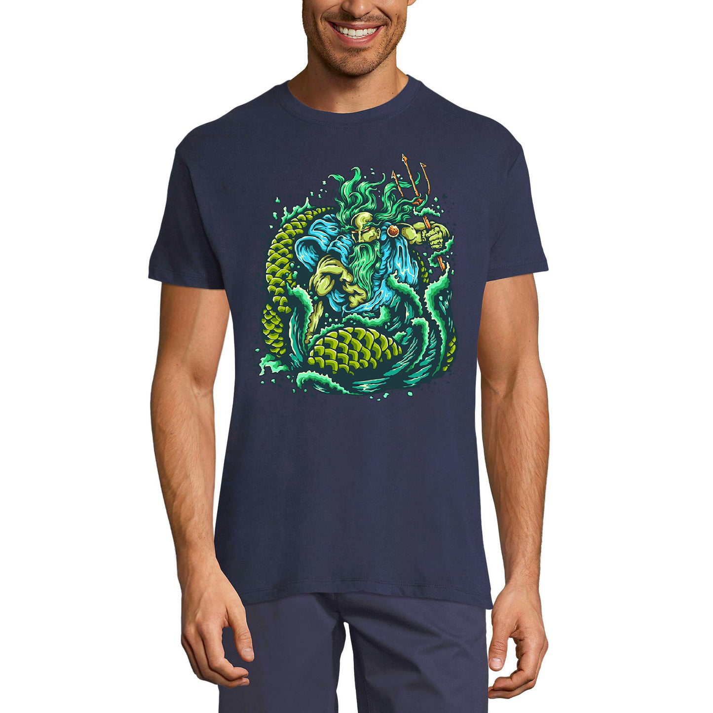 ULTRABASIC Herren-Grafik-T-Shirt God of the Sea – Film-Shirt für Männer