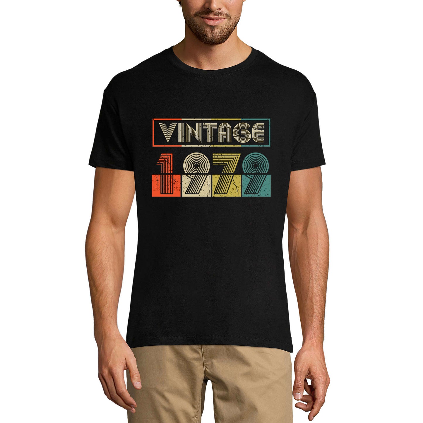 ULTRABASIC Men's Novelty T-Shirt Vintage 1979 - Gift for 42nd Birthday Tee Shirt