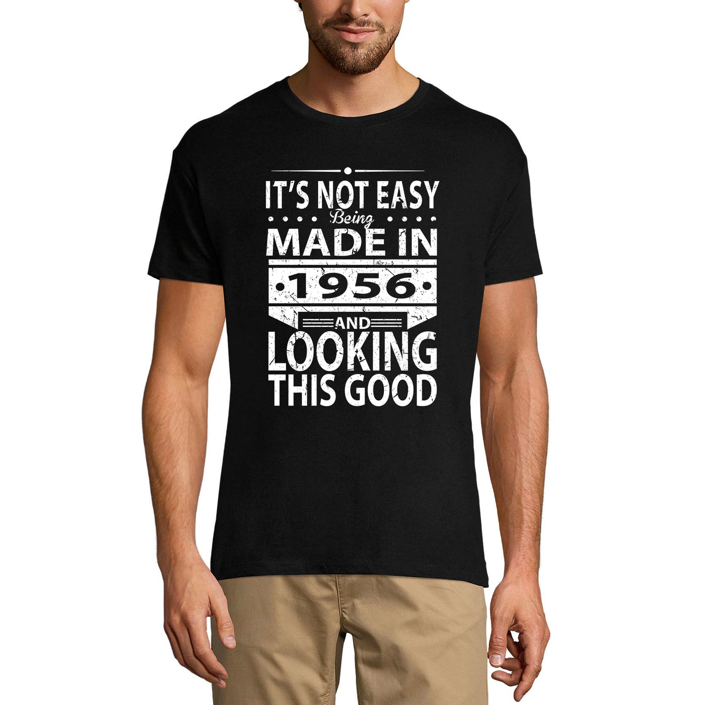 ULTRABASIC Men's T-Shirt Vintage Made in 1956 It's Not Easy Looking This Good - 64th Birthday Gift Tee Shirt