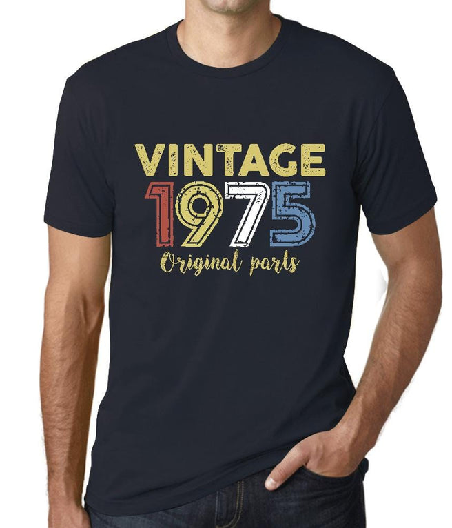 Vintage Men's T-Shirt - Navy - XL