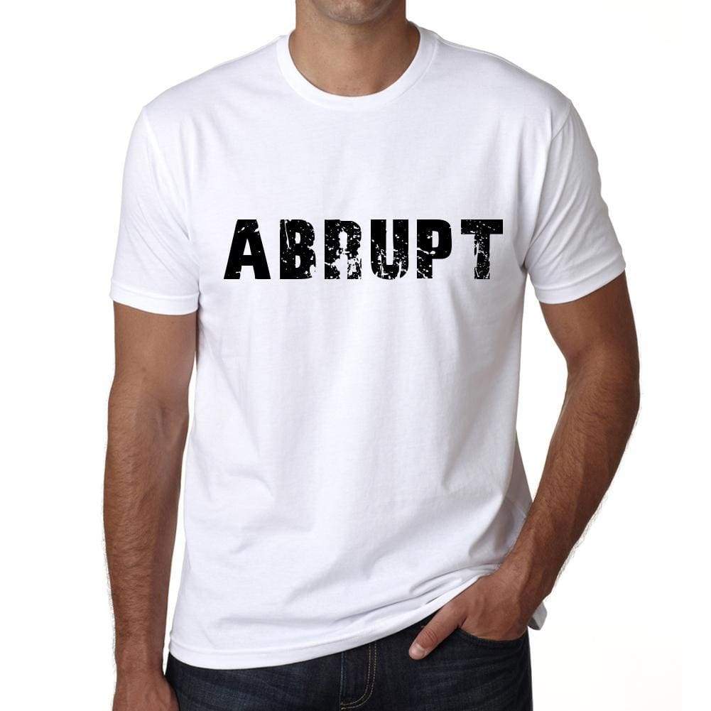 Abrupt Mens T Shirt White Birthday Gift 00552 - White / Xs - Casual