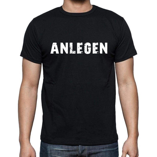 Anlegen Mens Short Sleeve Round Neck T-Shirt - Casual