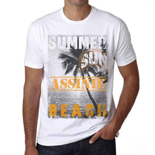 Assinie Mens Short Sleeve Round Neck T-Shirt - Casual