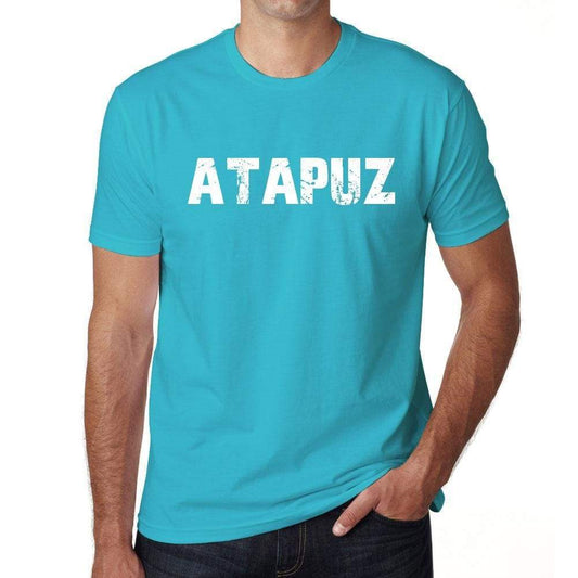 Atapuz Mens Short Sleeve Round Neck T-Shirt - Blue / S - Casual