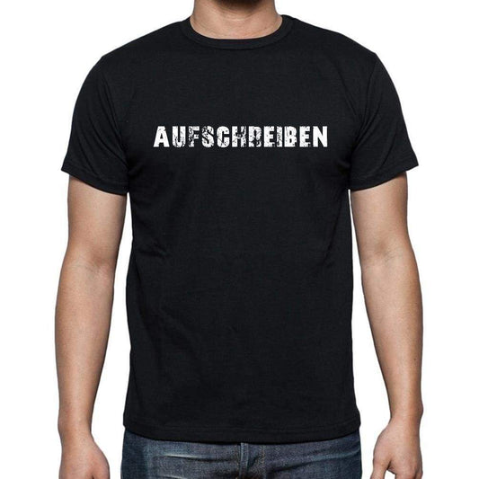 Aufschreiben Mens Short Sleeve Round Neck T-Shirt - Casual