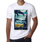 Banna Strand Pura Vida Beach Name White Mens Short Sleeve Round Neck T-Shirt 00292 - White / S - Casual