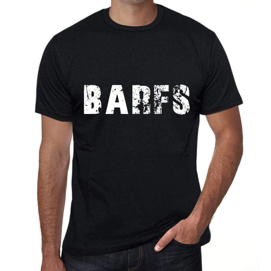 Barfs Mens Retro T Shirt Black Birthday Gift 00553 - Black / Xs - Casual