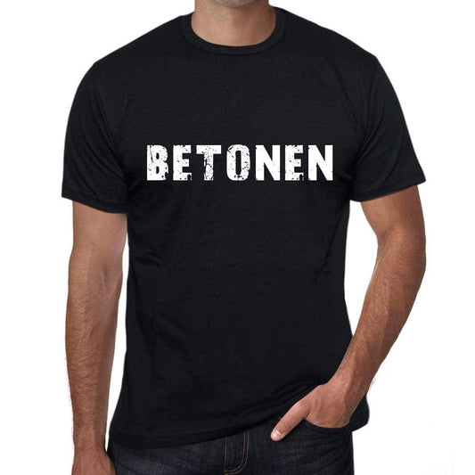 Betonen Mens T Shirt Black Birthday Gift 00548 - Black / Xs - Casual