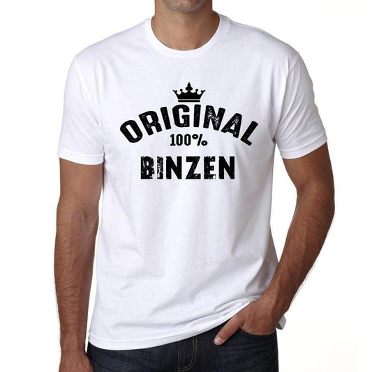 Binzen Mens Short Sleeve Round Neck T-Shirt - Casual