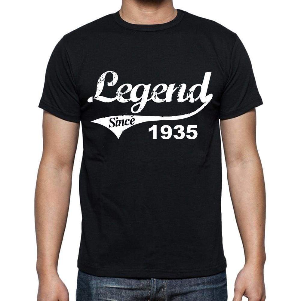 Birthday Gifts For Him 1935 T Shirts Men Vintage Black T-Shirt Rounded Neck Mens T-Shirt - T-Shirt