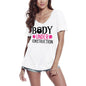 ULTRABASIC Women's Novelty T-Shirt Body Under Contruction - Funny Quote