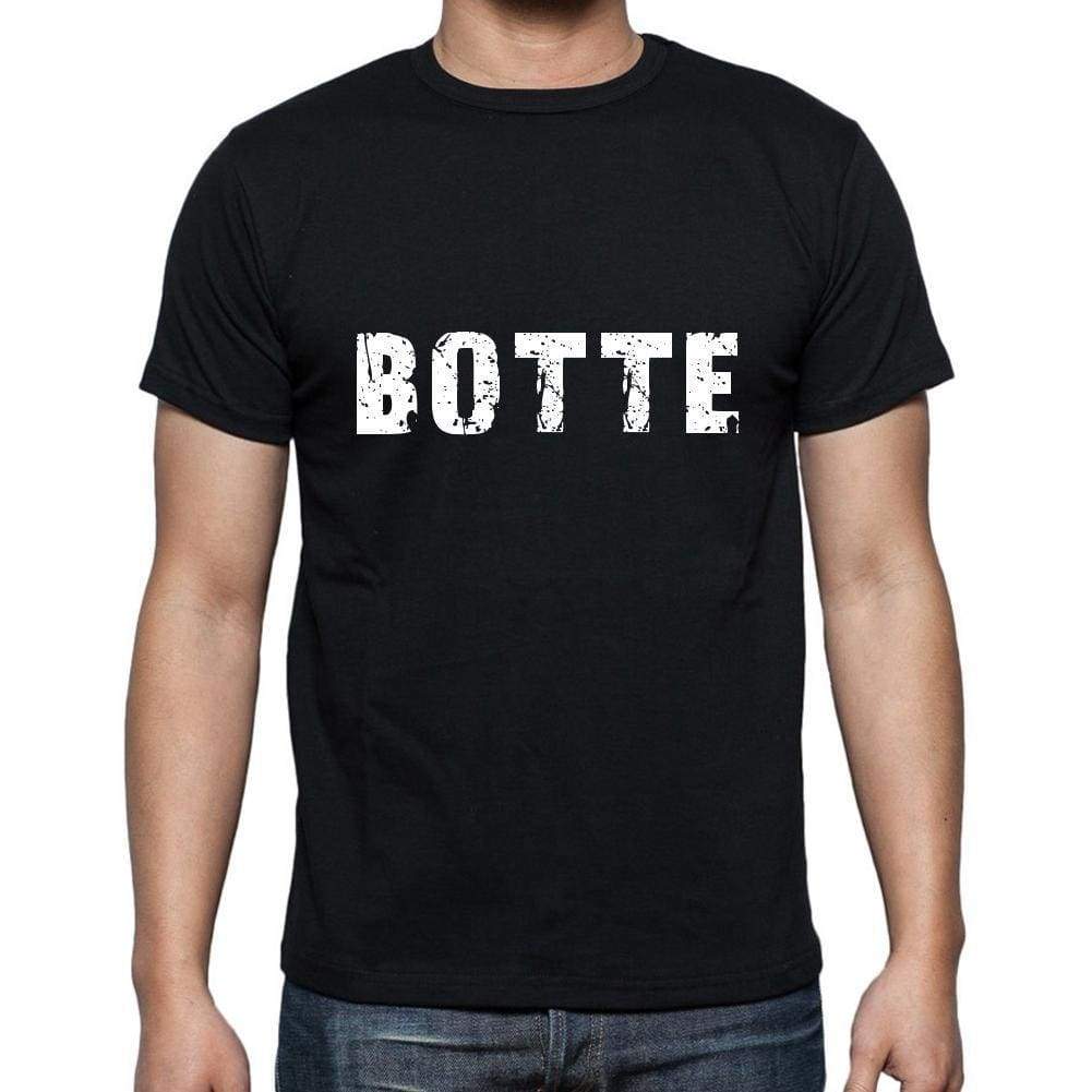 botte <span>Men's</span> <span>Short Sleeve</span> <span>Round Neck</span> T-shirt , 5 letters Black , word 00006 - ULTRABASIC