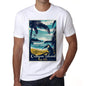 Cabgan Island Pura Vida Beach Name White Mens Short Sleeve Round Neck T-Shirt 00292 - White / S - Casual