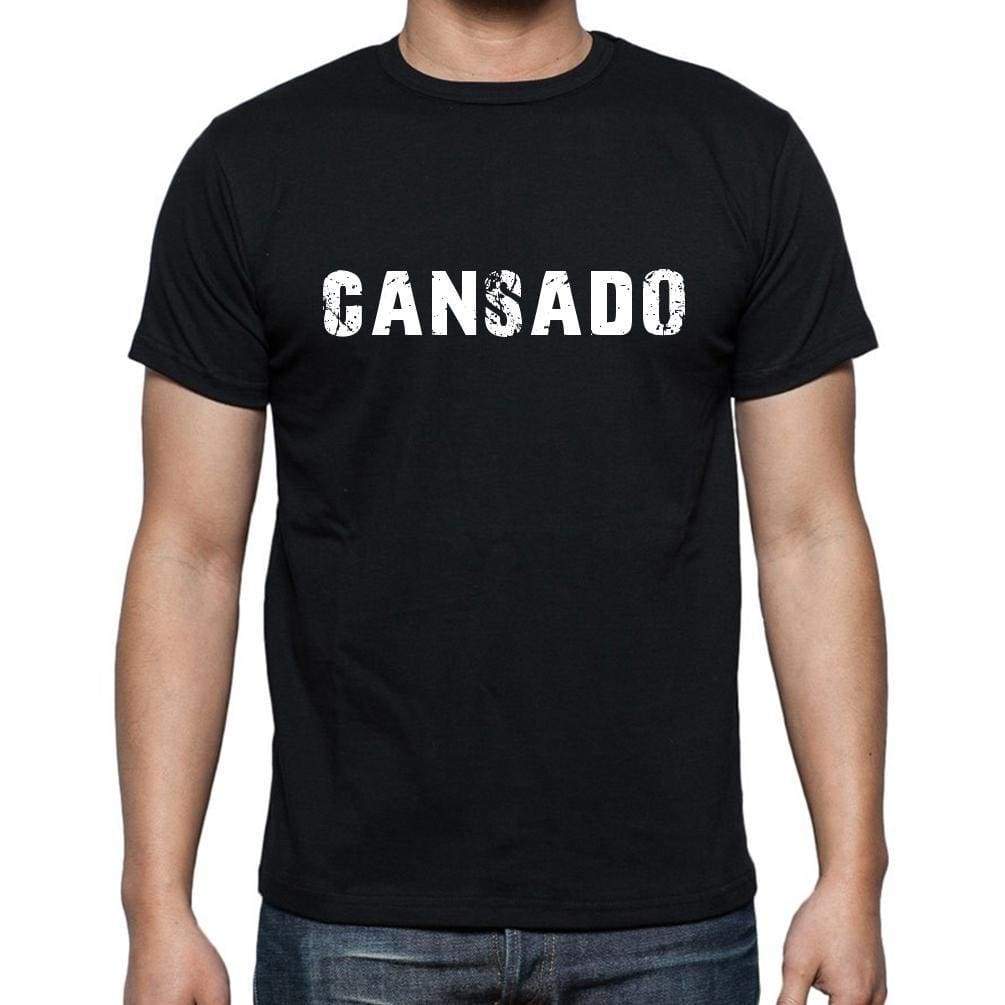 Cansado Mens Short Sleeve Round Neck T-Shirt - Casual