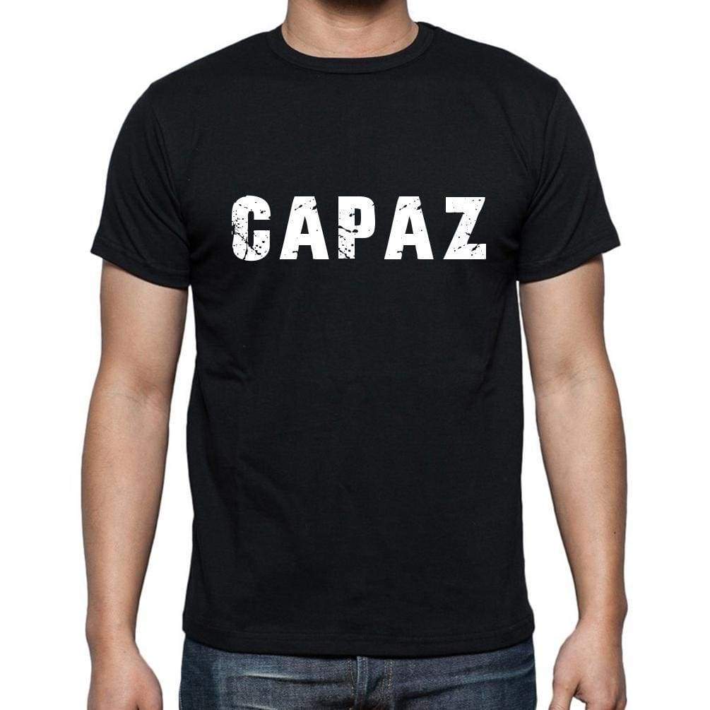 Capaz Mens Short Sleeve Round Neck T-Shirt - Casual