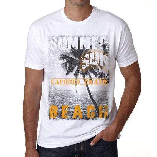 Capones Island Mens Short Sleeve Round Neck T-Shirt - Casual