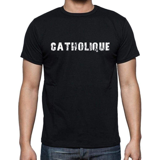 Catholique French Dictionary Mens Short Sleeve Round Neck T-Shirt 00009 - Casual