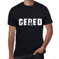 Cered Mens Retro T Shirt Black Birthday Gift 00553 - Black / Xs - Casual