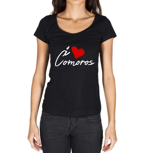 Comoros Womens Short Sleeve Round Neck T-Shirt - Casual