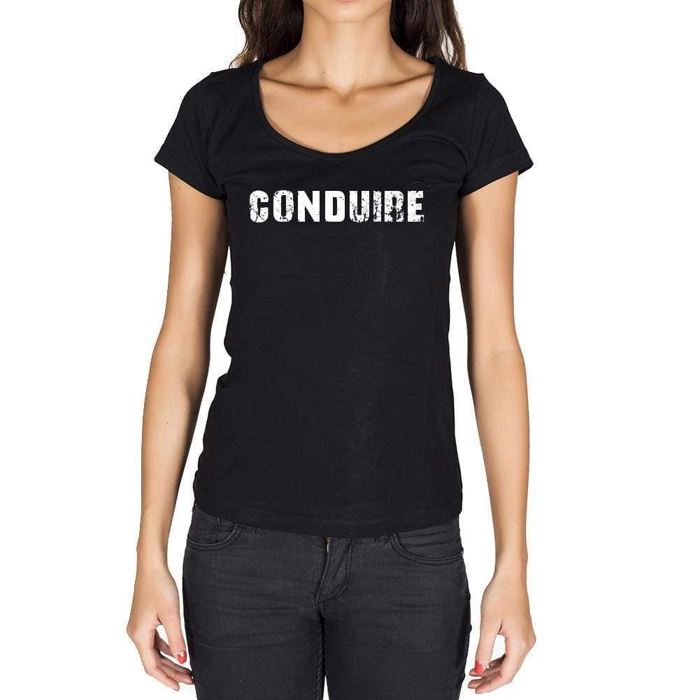 Conduire French Dictionary Womens Short Sleeve Round Neck T-Shirt 00010 - Casual