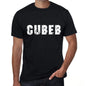 Cubeb Mens Retro T Shirt Black Birthday Gift 00553 - Black / Xs - Casual