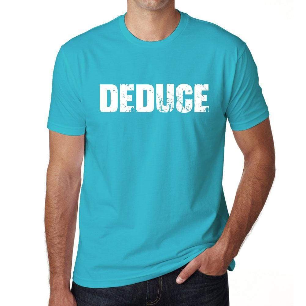 Deduce Mens Short Sleeve Round Neck T-Shirt 00020 - Blue / S - Casual