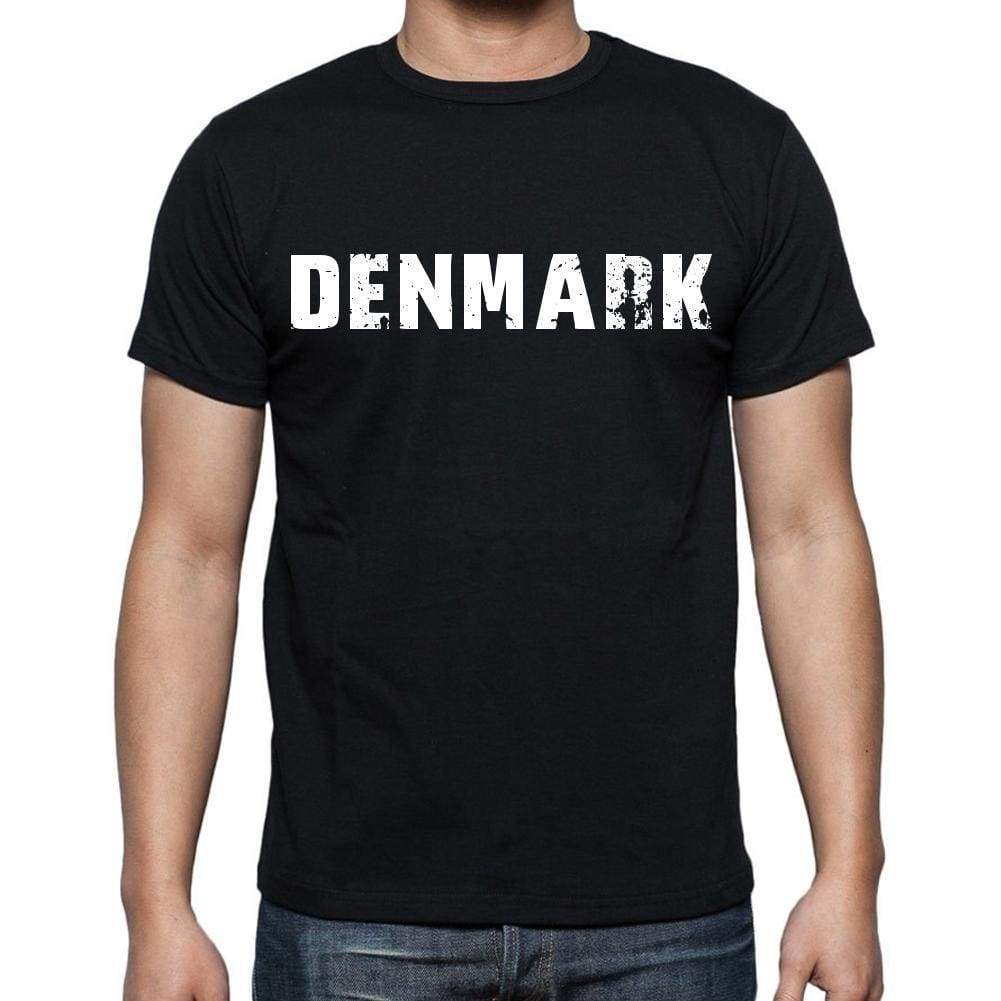 Denmark T-Shirt For Men Short Sleeve Round Neck Black T Shirt For Men - T-Shirt