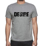 Desire Grey Mens Short Sleeve Round Neck T-Shirt 00018 - Grey / S - Casual