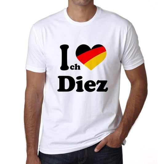 Diez Mens Short Sleeve Round Neck T-Shirt 00005 - Casual